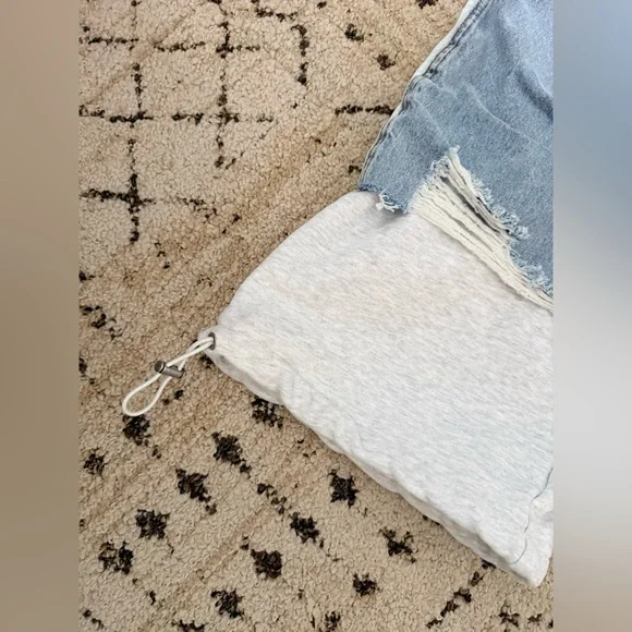 SER.O.YA ORSON WIDE LEG JOGGER SWEATPANTS, TIDAL, MEDIUM - Picture 10 of 16